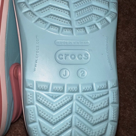 WORN ONCE Crocs J2 Crocband - Picture 5 of 6